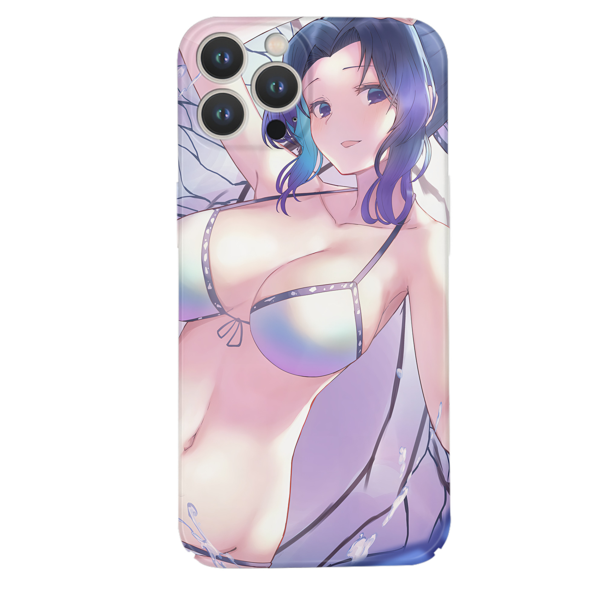 （画像用） 鬼滅の刃（きめつのやいば）蟲柱-胡蝶 しのぶ／こちょう しのぶ Kochou Shinobu 【iPhone 14シリーズ対応】ハードケース
